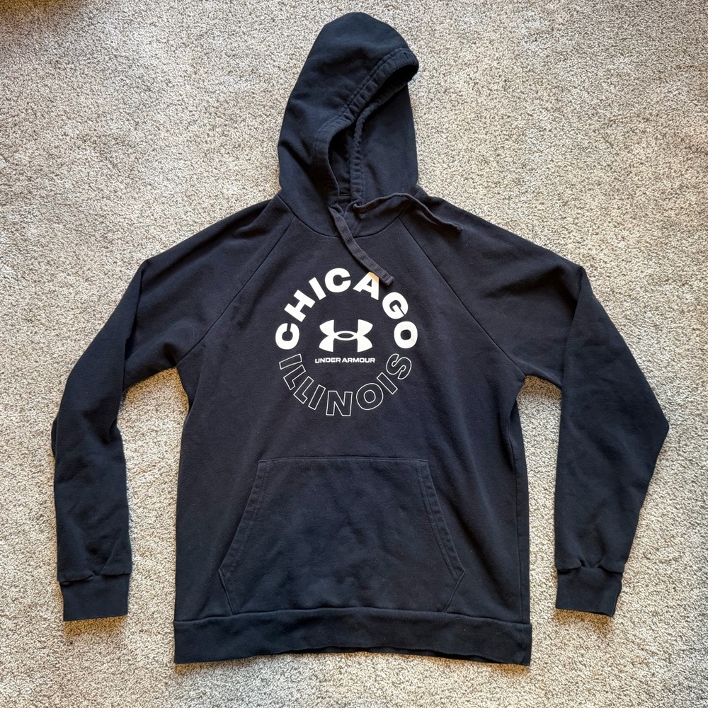 Under‎ Armour Black  Chicago Hoodie for Men